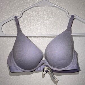 PINK Victoria's Secret Light Lavender Shimmery T-Shirt Bra